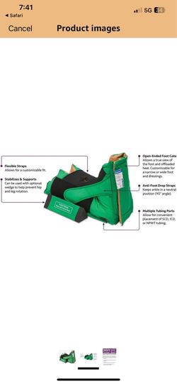 TruVue® Heel Protector Wedge Boot Size Standard