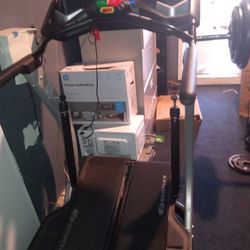 Treadmill And Pulldown Machine With More 