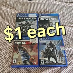 Ps4 Playstation 4 Games $1