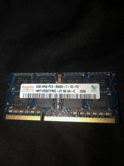 Pc ram 2gb 2rx8 pc3