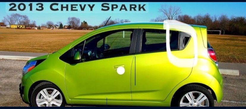 2013 Chevrolet Spark Door Handle Left Back Side