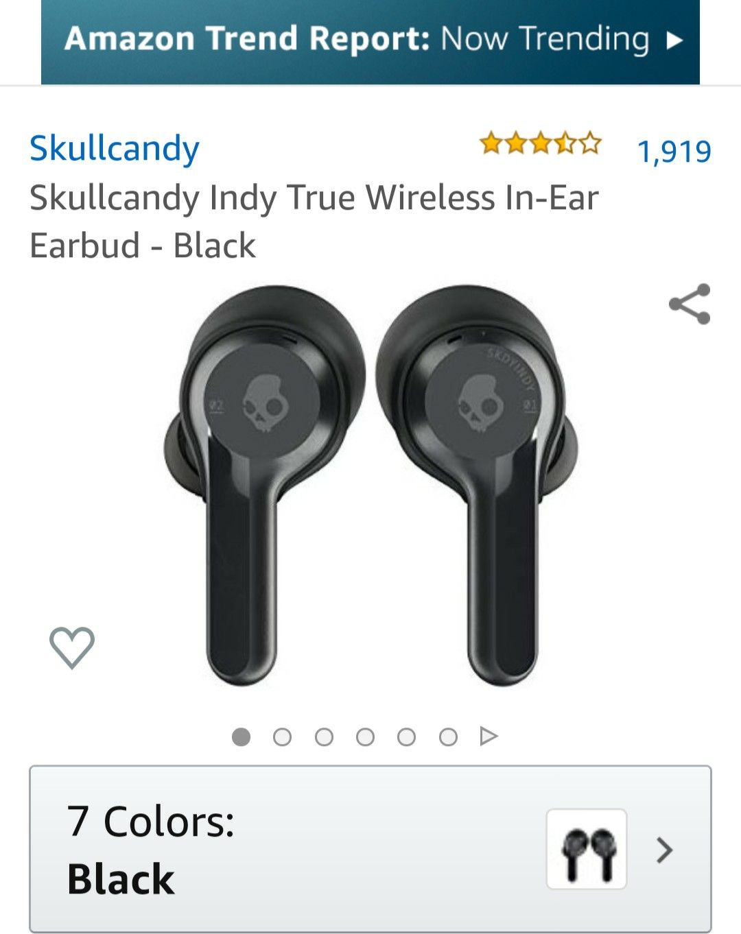 Skullcandy Indy True Wireless Earbuds