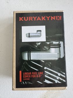 Harley Fuel Line Cover / Chrome