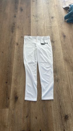 Kids white baseball pants