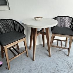 Patio Furniture High Table With Chairs