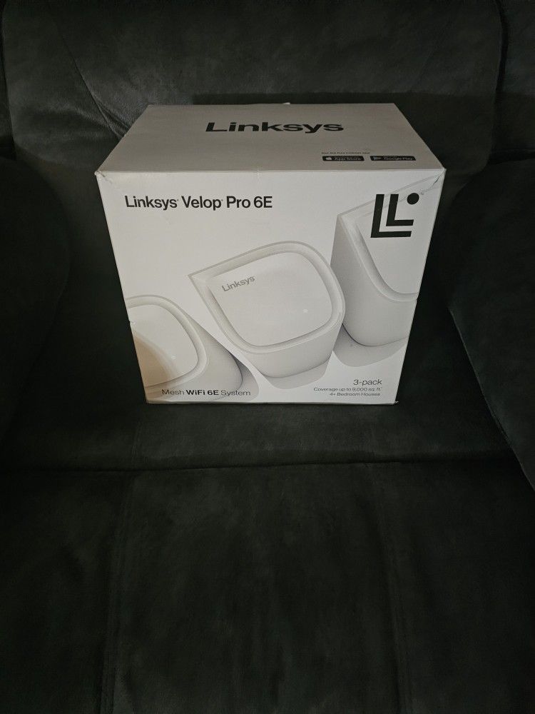 Linskys Velop Pro 6E Mesh 3 Pack Router