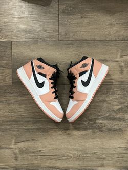 Air Jordan 1 Mids Pink Quartz GS 7y