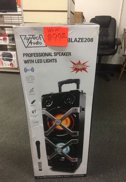 Profesional BLUETOOTH SPEAKERS RECHARGEABLE WITH LED LIGHTS