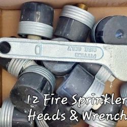 Sprinkler Heads & Wrench