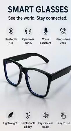 Smart Glasses with Bluetooth