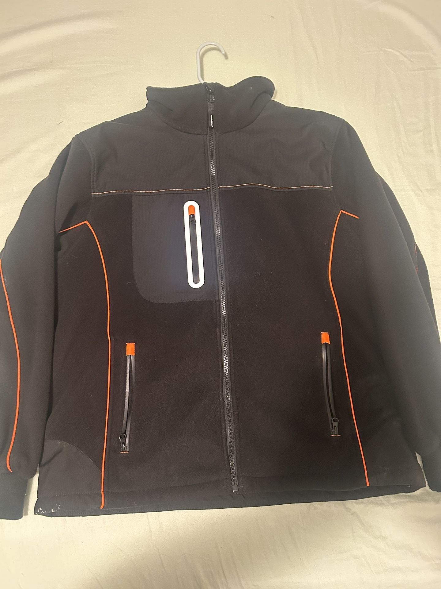RefrigiWear Unisex PolarForce Hybrid Water-Repellent Insulated Fleece Jacket