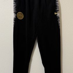 Nike Paris Saint Germain Vaporknit Strike Pants Black & White Large