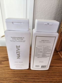 ** Native Body Wash – Sandalwood & Shea Butter (18 oz) – New | 2 Available**