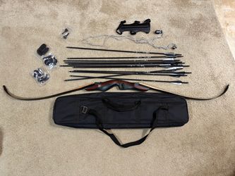 CVLIFE 62" Recurve Bow and Arrow Set , 30lb