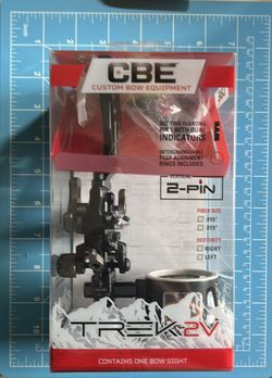 CBE TREK 2V Double Pin Sight - Right Hand