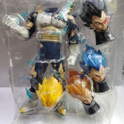 Dragon Ball Z - Vegeta Collectible Figure with Four Head Combo