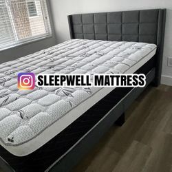 New Queen Bed Frame With Marttress