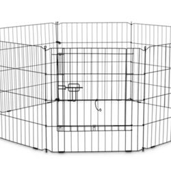 8 Panel Puppy Dog Wire Playpen Gate