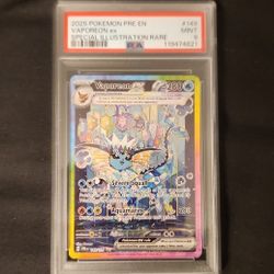 Vaporeon Ex SIR Grade 9