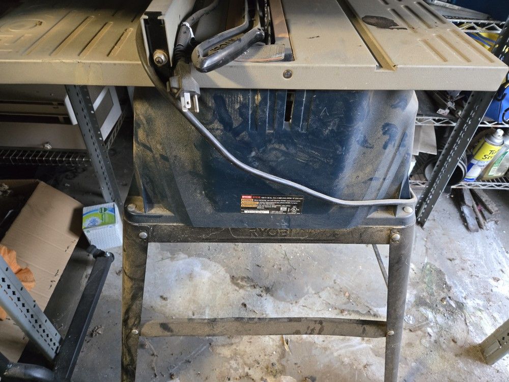 Ryobi 10in Table Saw