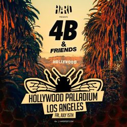 4B and Friends Hollywood palladium ticket 