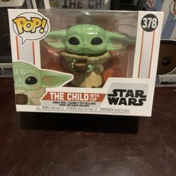 Yoda The Child With Cup Funko