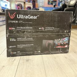 LG UltraGear 27GP83B 27” Gaming Monitor (Take It Home In Payment/ llévatelo a casa en pagos) 