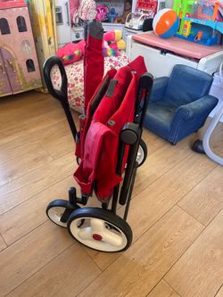 Radio Flyer Convertible Stroller Wagon with Canopy $140