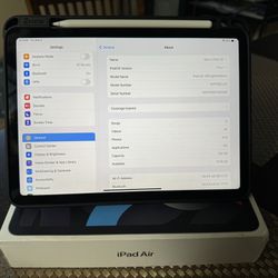 iPad Air 4th Gen + 2nd Gen Apple Pencil + Case
