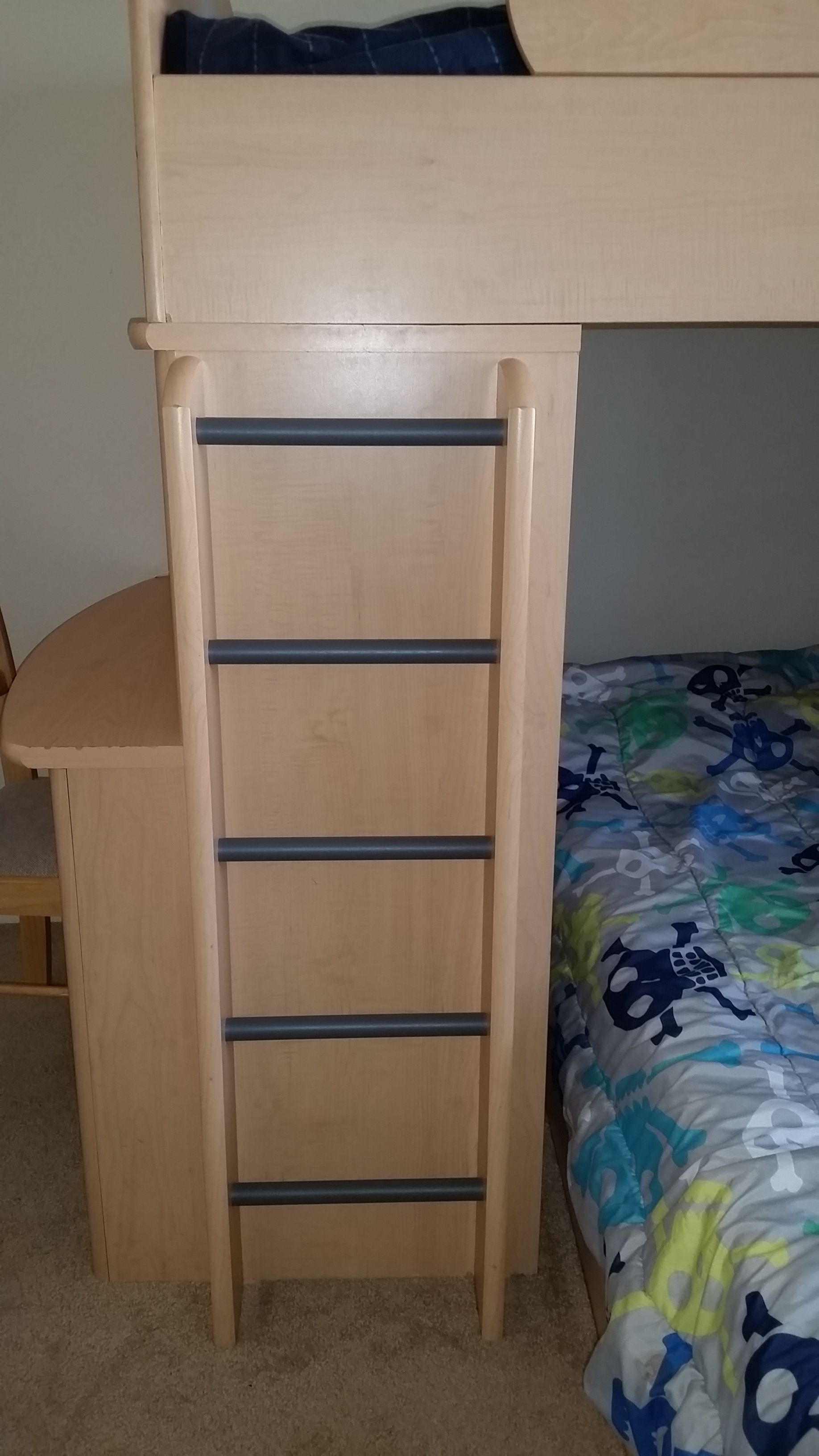 Palliser bunk bed with desk instructions online