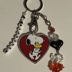 Handmade Snoopy Keychain 