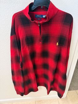 Polo Ralph Lauren Quarter-Zip Plaid Sweater