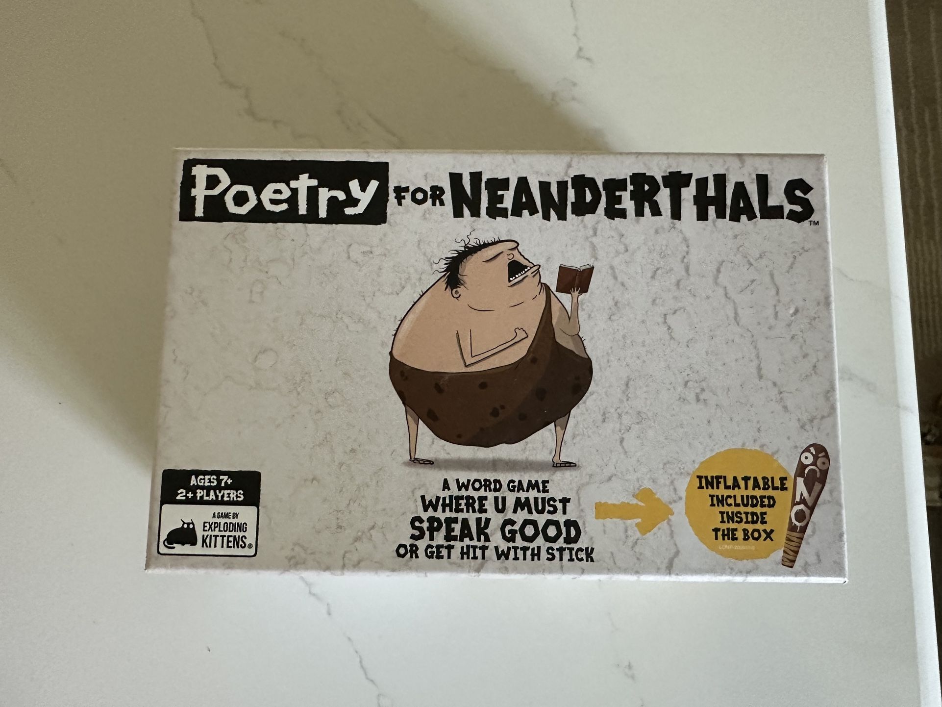 Poetry for Neanderthals Board Game