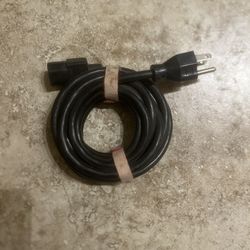 9 ft. three prong power cable