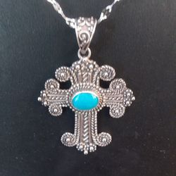 Cross Turquoise 