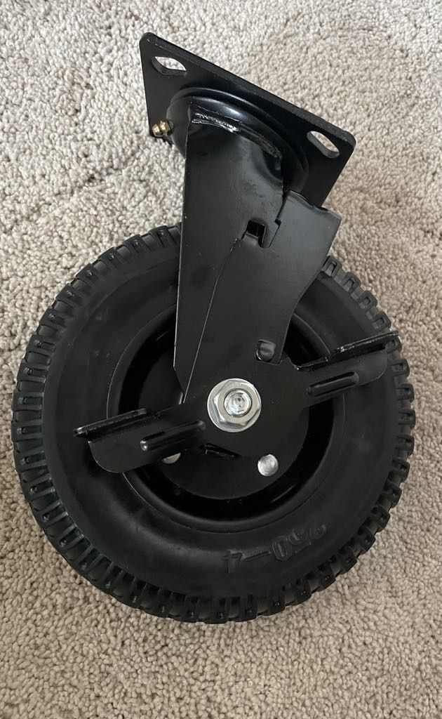 Heavy-Duty Pneumatic Swivel Caster Wheel