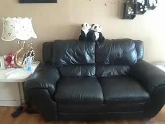 leather sofa
