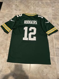 NFL On Field Green Bay Packers Aaron Rodgers #12 Jersey Green Men’s SZ L