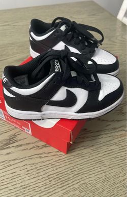 Nike Dunk Low Black White Toddler Sneakers