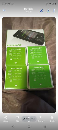 Dexcom G7 & One Touch Verio Flex