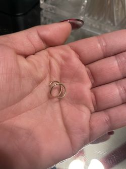 14K Gold Double Loop Nose Ring