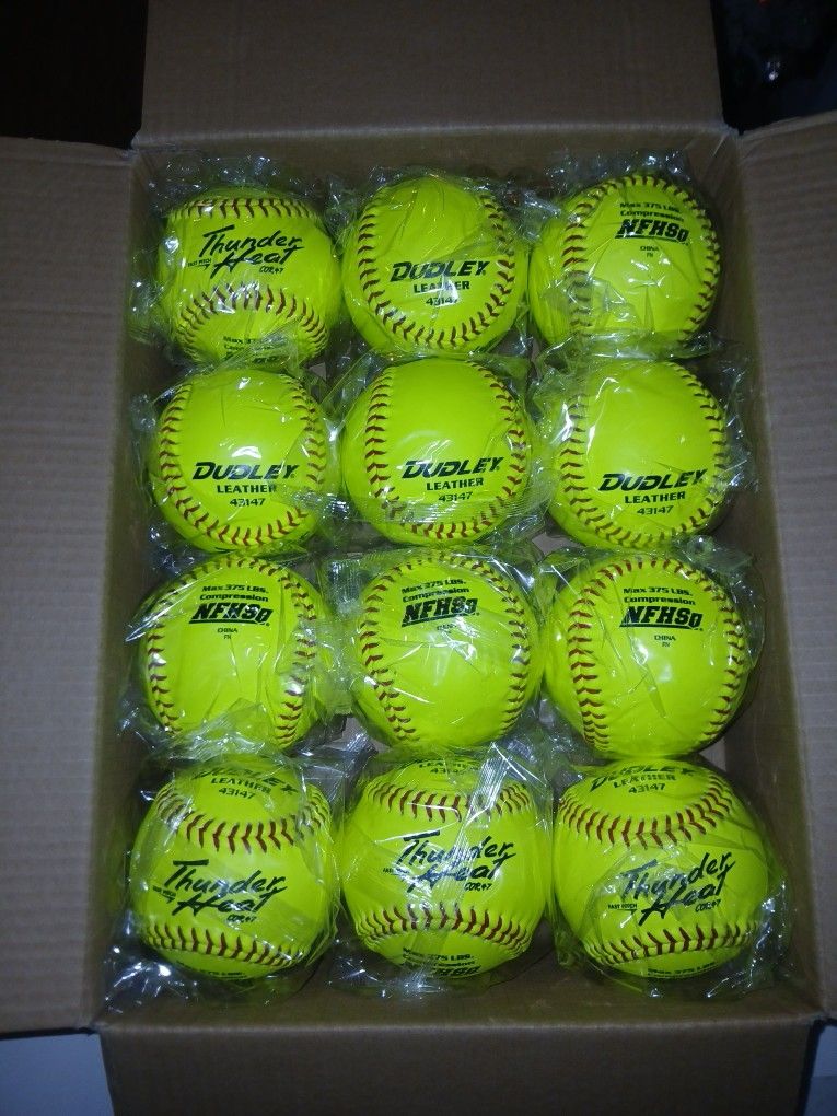 Dudley Leather Softballs