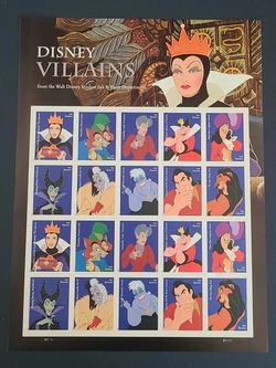 1000 Disney Villains Forever Stamps