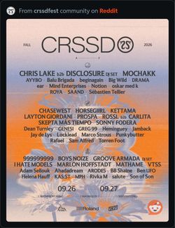 2-Day Crssd Fall ‘26 Tickets