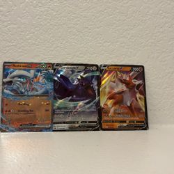 Lycanroc V-reshiram EX-corviknight V