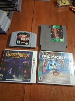 Nintendo games $5 each pick up in Glendale