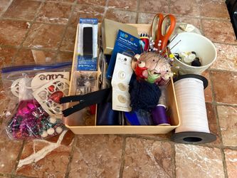 FREE Mixed Sewing and Craft Supplies Lot