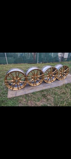 Infiniti g35 g25 g37 ENKEI RIMS V-SPOKE 18" STAGGERED