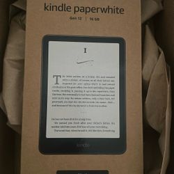 Kindle Paper white Gen 12