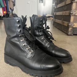 Prada Lace Up Boots 37.5 Women s for Sale in San Diego CA